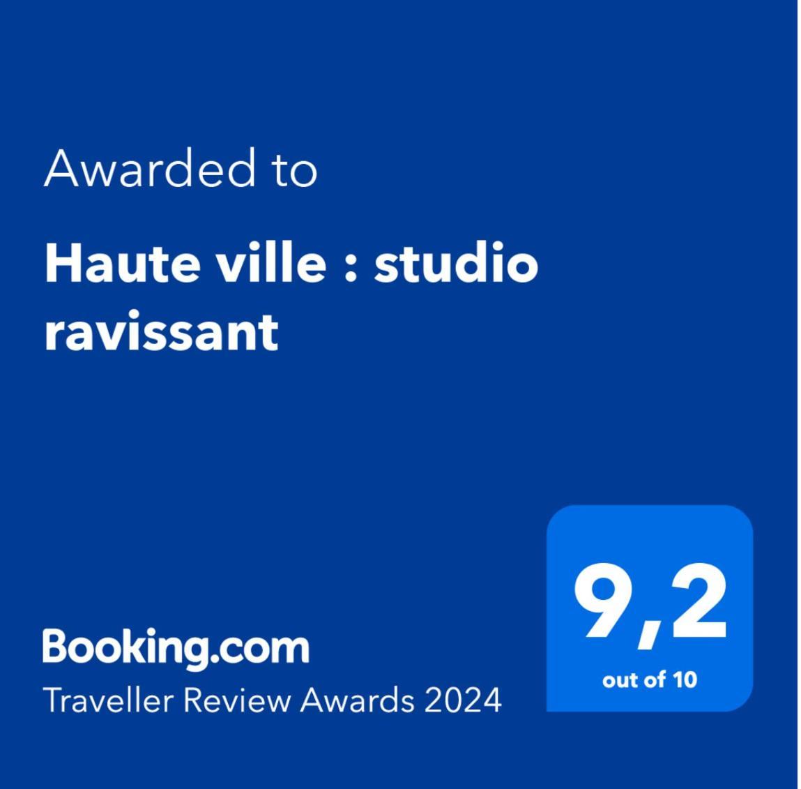 Haute Ville : Studio Ravissant Granville Exteriör bild